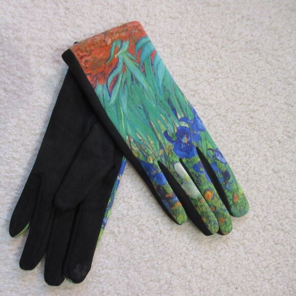 Artful Multi-Colored Women's Touch Gloves - PRICE FIRM PLEASE - Picture 1 of 5